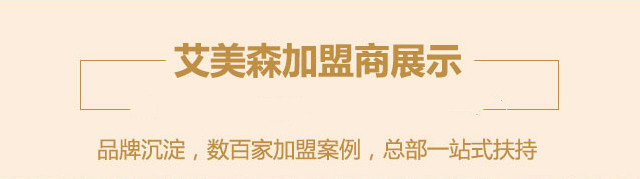 艾美森加盟商展示